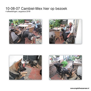 Cambiël-Mex is weer gezellig op bezoek in Wassenaar